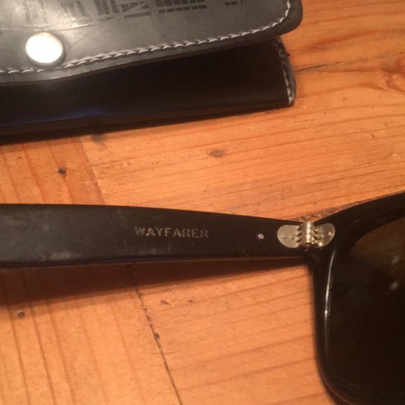 RayBan Vintage Red Pearl Swirl Str Neat Sunglasses - Picture 3 of 7